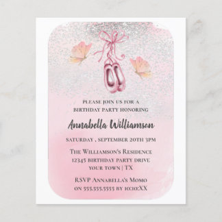 Ballet Shoes & Butterfly Geburtstagsparty