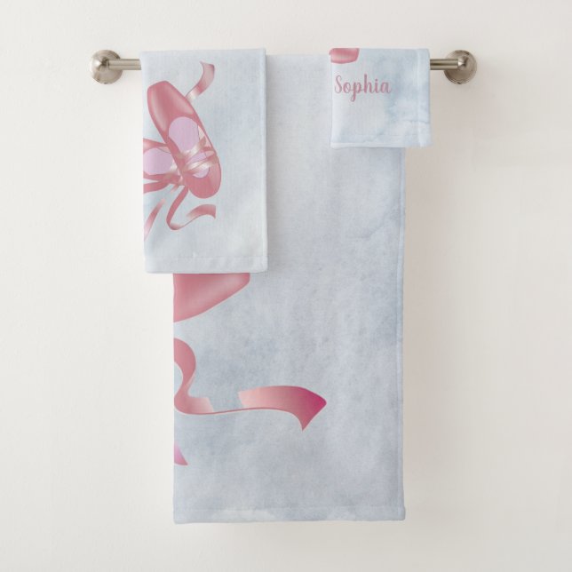 Ballet Shoes Design Badetuch Set (Insitu)