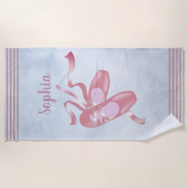 Ballet Shoes Design Strandtuch