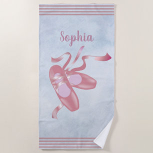 Ballet Shoes Design Strandtuch