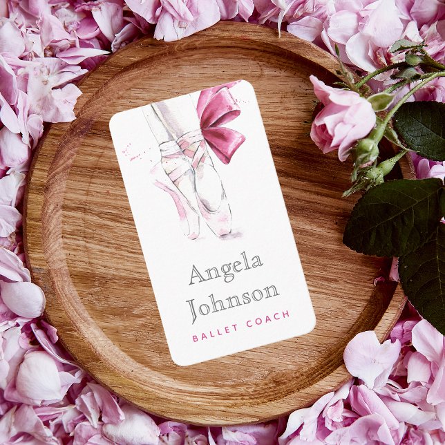 Ballet Slippers Ballerina Schuhe Rosa Visitenkarte (Von Creator hochgeladen)