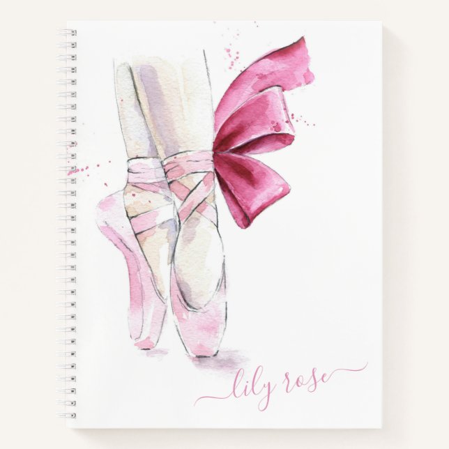 Ballet Slippers Ballet Ballet Slippers Notizbuch (Vorderseite)