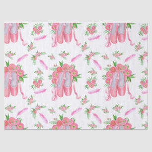Ballet Slippers (Design 12) Decoupage Seidenpapier