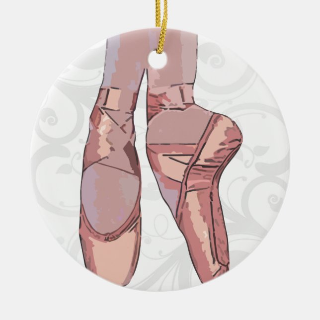Ballet Slippers Toe Shoes Keramikornament (Vorne)
