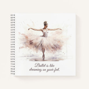 Ballet Spiral Notebook Notizbuch
