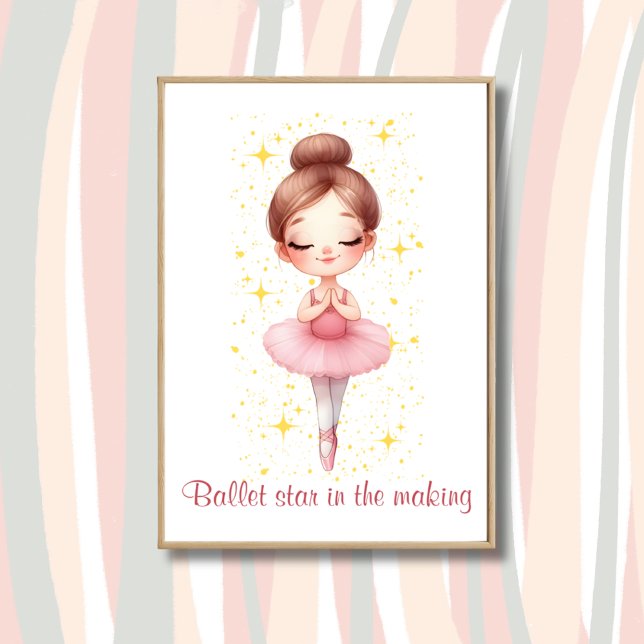 Ballet Star Girl Poster (Von Creator hochgeladen)