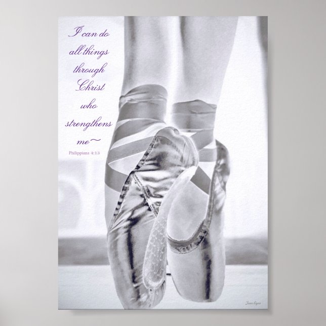Ballet Stärke in Christ Poster 12x18 Custom Art (Vorne)