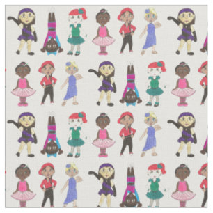 Ballet Stich Jazz Acro Dancer Girls Ballerina Stud Stoff