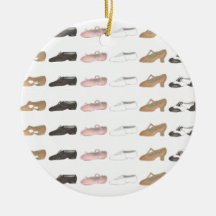 Ballet Stich Jazz Lyrical Acro Shoe Dance Teacher Keramikornament