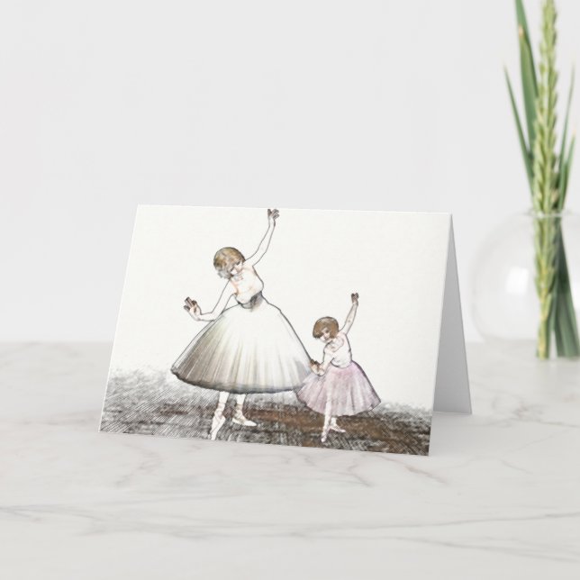 Ballet Teacher Card Karte (Vorderseite)