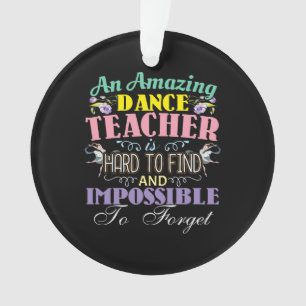Ballet Teacher Wertschätzung - Phantastisches Ange Ornament