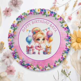 Ballet Themed Girl's Birthday Party Pappteller