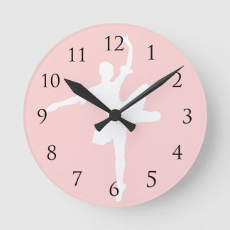 Ballet Wall Click Runde Wanduhr