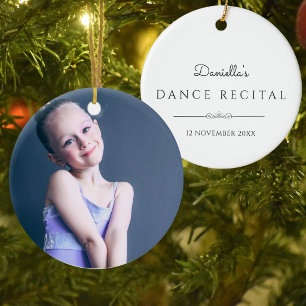Ballett-Abschlussfoto mit Text Keramik Ornament
