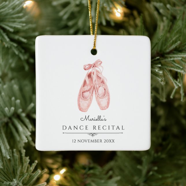Ballett-Abschlussgeschenk Keramikornament (Baum)