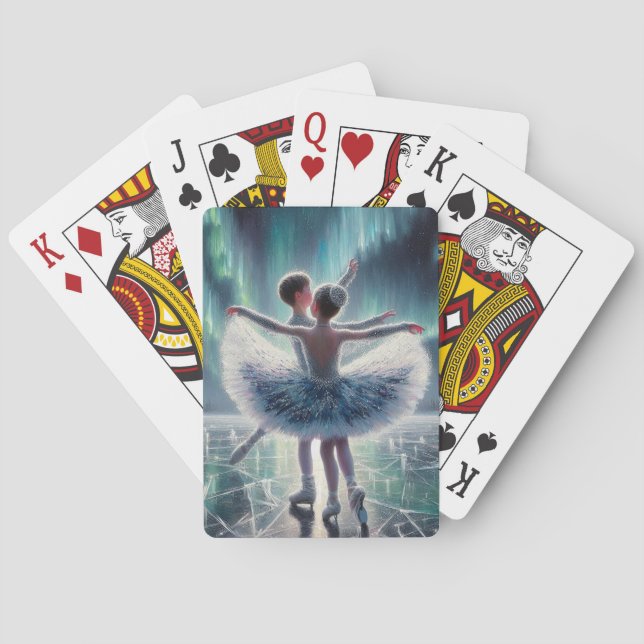 Ballett auf Eis Spielkarten (Rückseite)