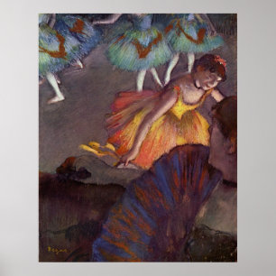 Ballett aus einer Box gesehen - Edgar Degas - 1885 Poster