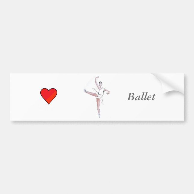 Ballett Autoaufkleber (Vorne)