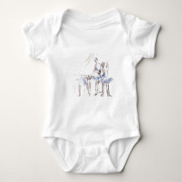 Ballett Ballerina Baby Strampler