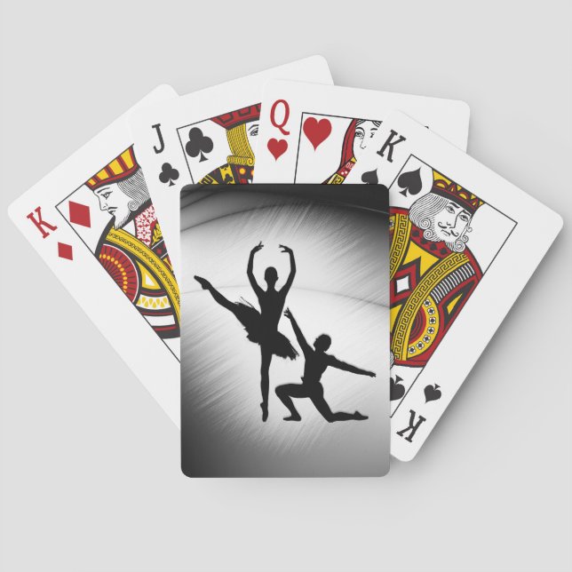 Ballett-Coupé-Tanz Spielkarten (Rückseite)
