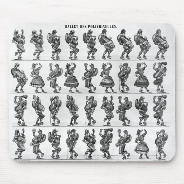 Ballett des Polichinelles Mousepad (Vorne)
