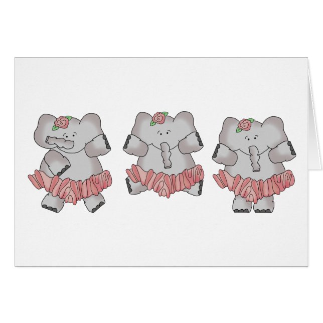 Ballett-Elefant (Vorderseite (Horizontal))