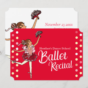 Ballett Erwägung Kinder Ballerina Einladung