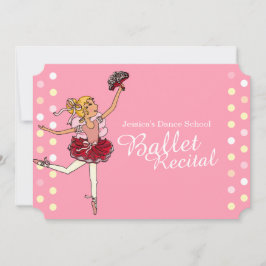Ballett Erwägung Kinder Ballerina rosa Einladungen