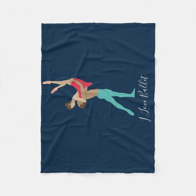 Ballett Fleecedecke (Vorderseite)