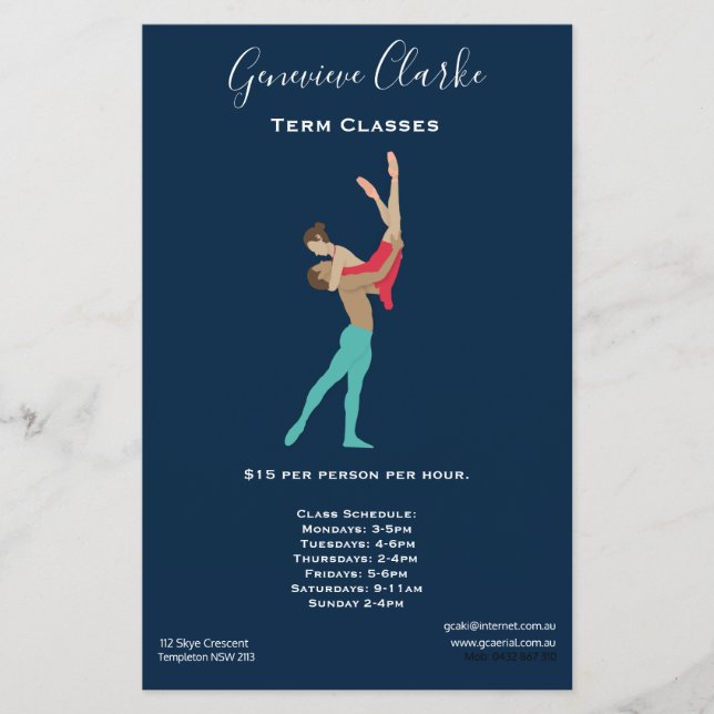 Ballett Flyer (Vorne)