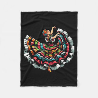 Ballett Folklorico Tänzer Mexiko Traditionell Fleecedecke