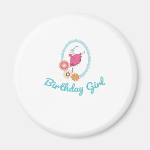 Ballett Geburtstag Geburtstag Outfit für Ballerina Magnet