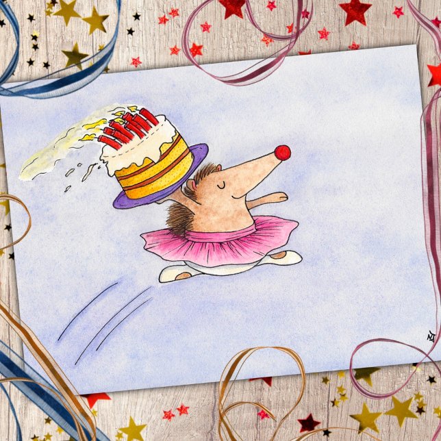 Ballett Geburtstagskarte von Nicole Janes Postkarte (Von Creator hochgeladen)