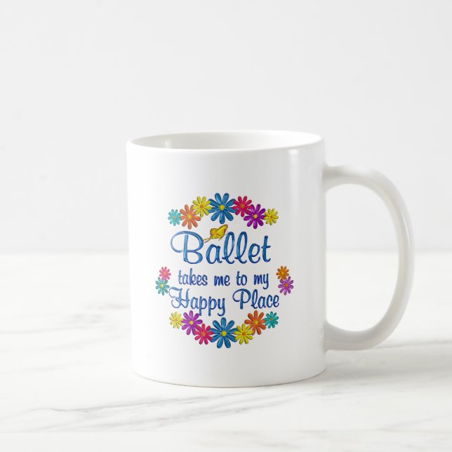 Ballett-glücklicher Platz Kaffeetasse (Rechts)