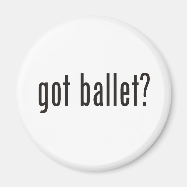 Ballett got? magnet (Vorne)