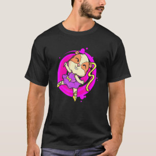 Ballett Hamster Tänzerin Ballerina Ballettlehre T-Shirt