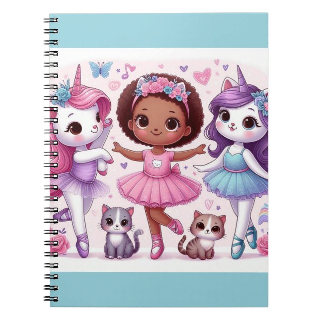 Ballett-Harmonie-Notebook Notizblock (Vorderseite)