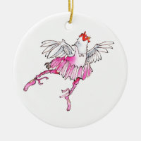 Ballett-Huhn-Weihnachtsverzierung