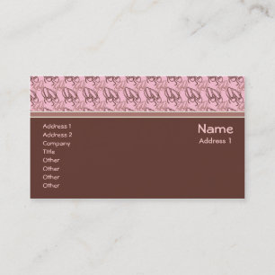 Ballett-Karten-Schablone Visitenkarte