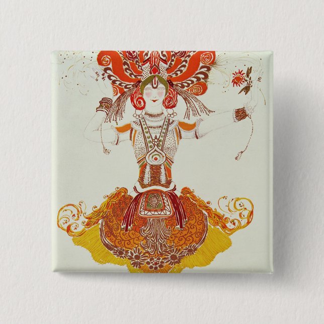 Ballett-Kostüm für "das Firebird", durch Button (Vorderseite)