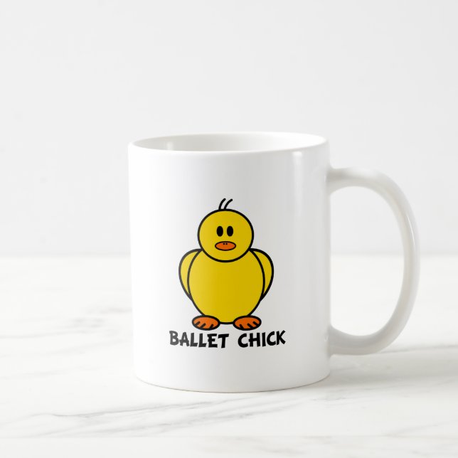 Ballett-Küken Kaffeetasse (Rechts)