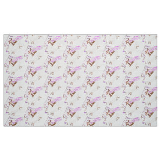 Ballett-Liebe-Häschen-Polyester-Webart-Gewebe 58" Stoff