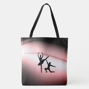 Ballett-Paar-Tanz-Rosa-Akzent-Tasche Tasche