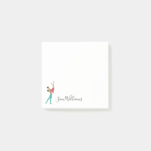 Ballett Post-it Klebezettel (Vorderseite)