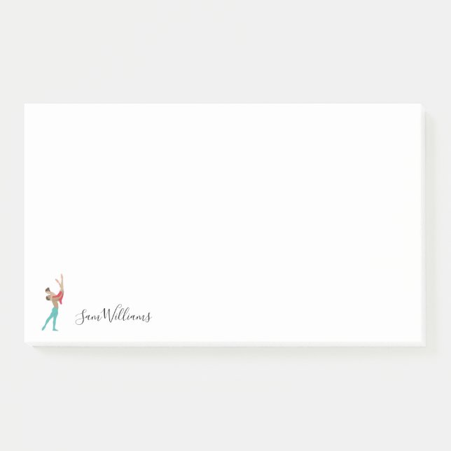 Ballett Post-it Klebezettel (Vorderseite)