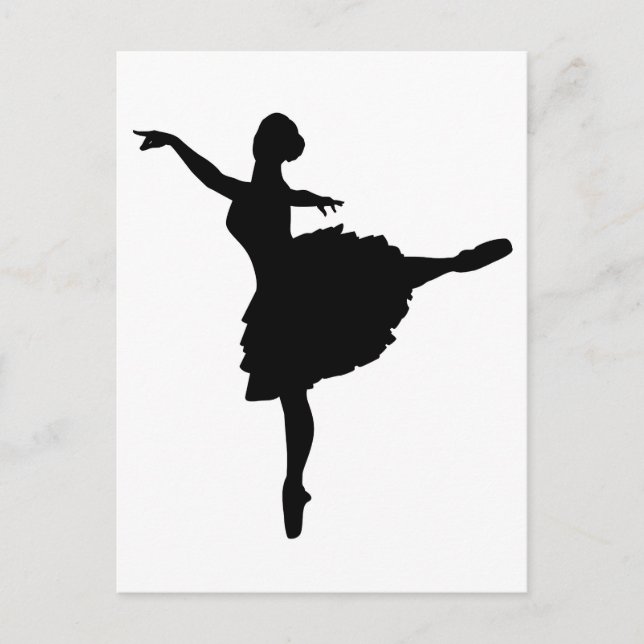 Ballett Postkarte (Vorderseite)