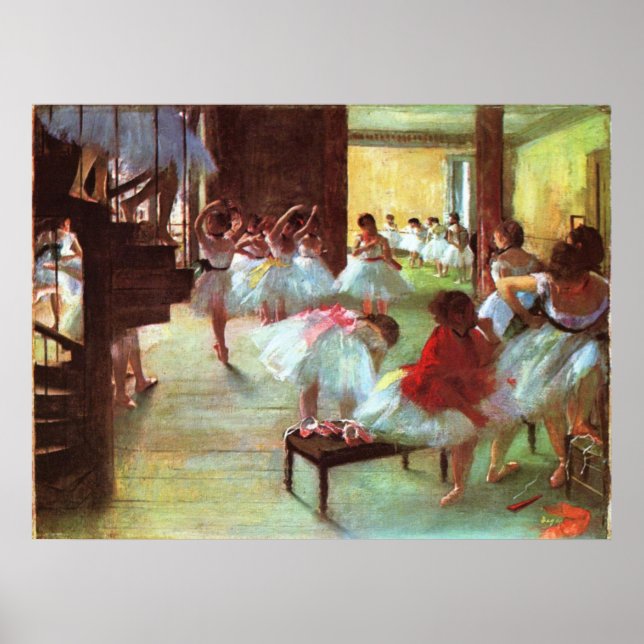 Ballett-Probe - Edgar Degas - 1880 Poster (Vorne)