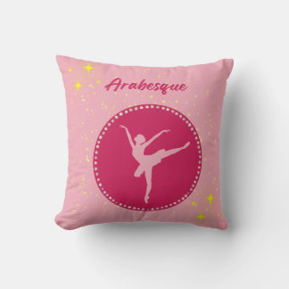 Ballett rosa und rotes Kissen