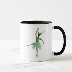 Ballett-Rotwild im Grün Tasse