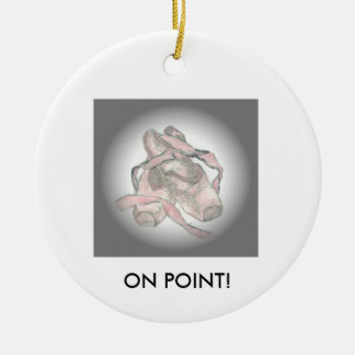 Ballett-Schuh-Verzierung im PUNKT! Keramikornament